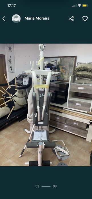 Máquina de musculação multifunções