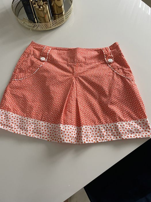 Spódnica pomarańczowa krótka, mini PROMOD rozmiar L