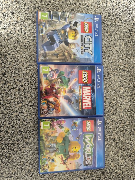 Lego Marvel super Heroes/Lego city undercover/Lego worlds Ps4