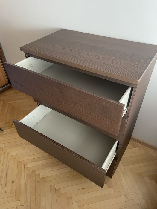 Komoda Ikea Malm brązowa bardzo dobry stan