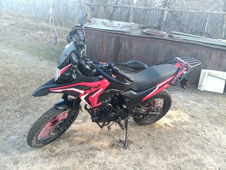 Продам мотоцикл лонсин Lx 200 gy 7a