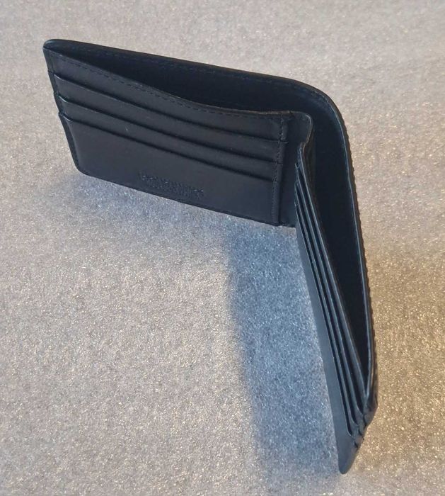Skórzany portfel Dsquared2 w kolorze czarnym