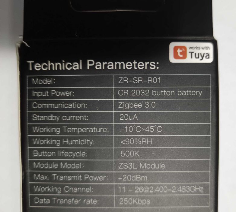 Новий смарт пульт MOES Tuya Zigbee на 4 кнопки (12 сценаріїв)