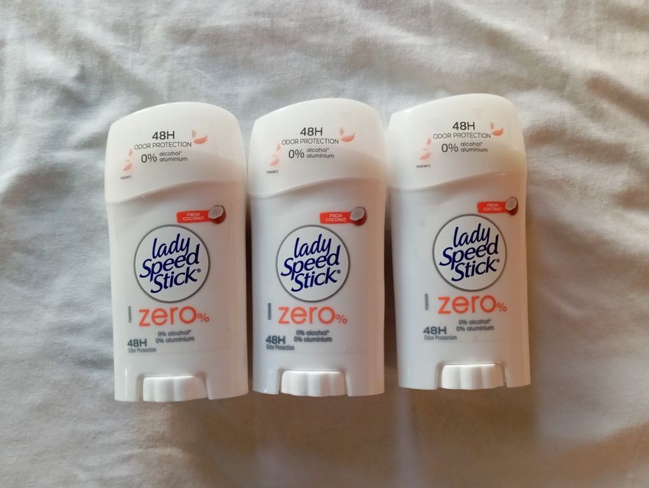 Lady Speed Stick Zero antyperspirant w sztyfcie 40 g 3 szt.