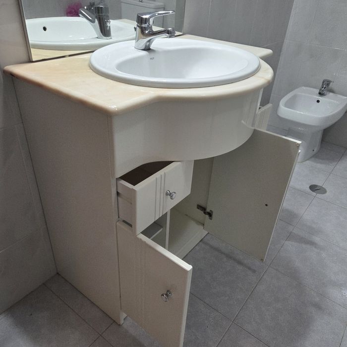 Movel Lavatório wc + espelho