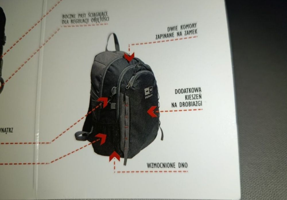 Nowy plecak  HiMountain 25 litrów