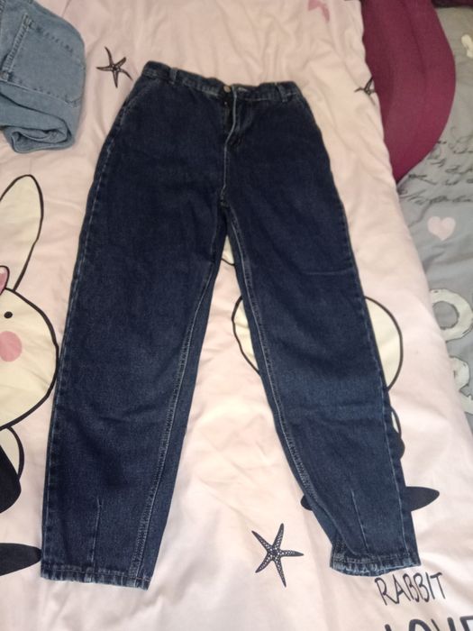 Джинсы брюки синие