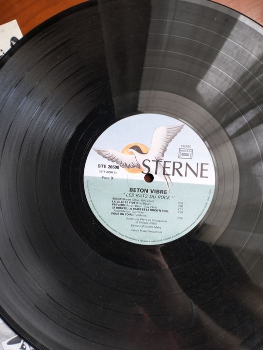 Disco de vinil LP Beton Vibre - Les Rats du Rock'