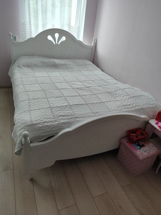 Łóżko Małżeńskie białe