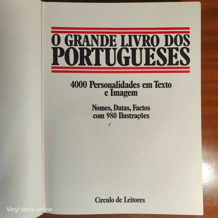 O Grande Livro dos Portugueses - Ref: P VSO