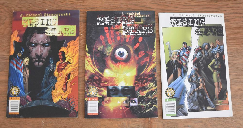 Rising Stars #1,2,4 (J. Michael Straczynski)