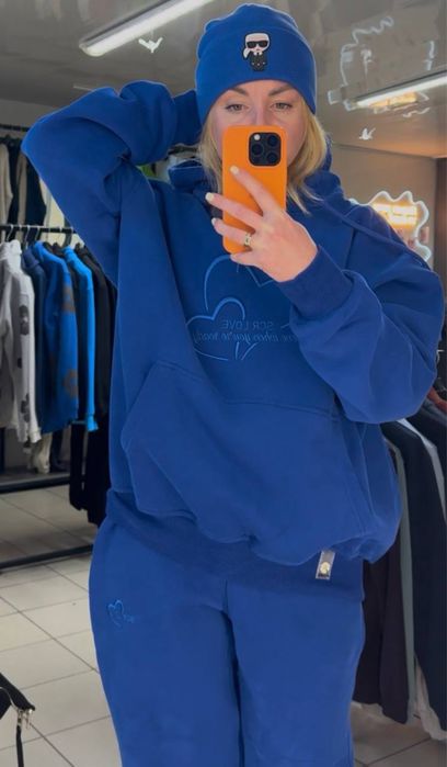 Жіночі костюми на флісі .Червоний та Синій . Розміри M–2XL