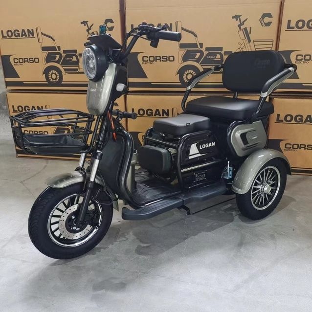 ‼️Електротрицикл 1200 Вт 72 v/23 ah  ТЯГОВИТИЙ !!трицикл ‼️