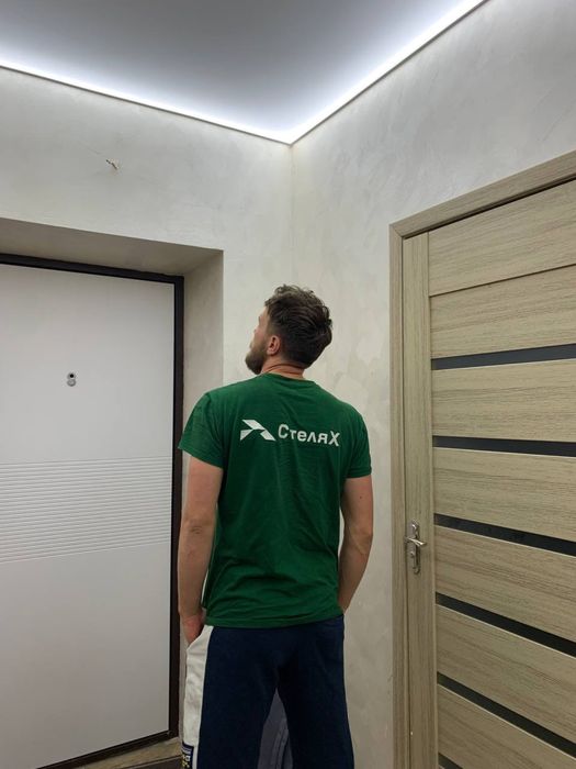 Монтаж натяжних стель. Натяжні стелі КИЇВ. Натяжні потолки. Монтаж