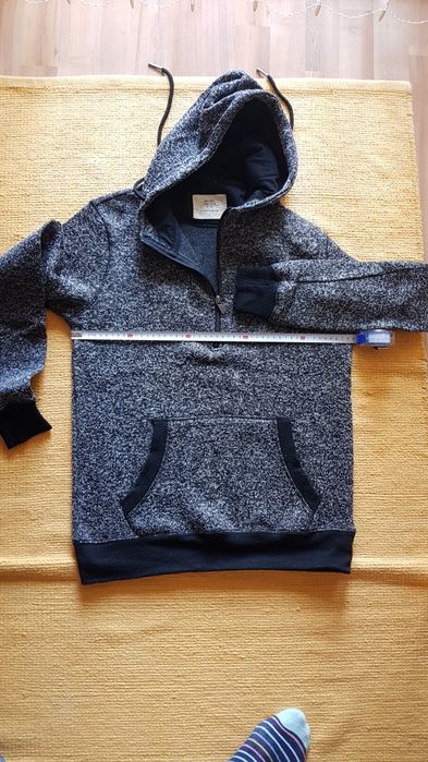 Bluza M  z kapturem ciepła HOUSE melanż