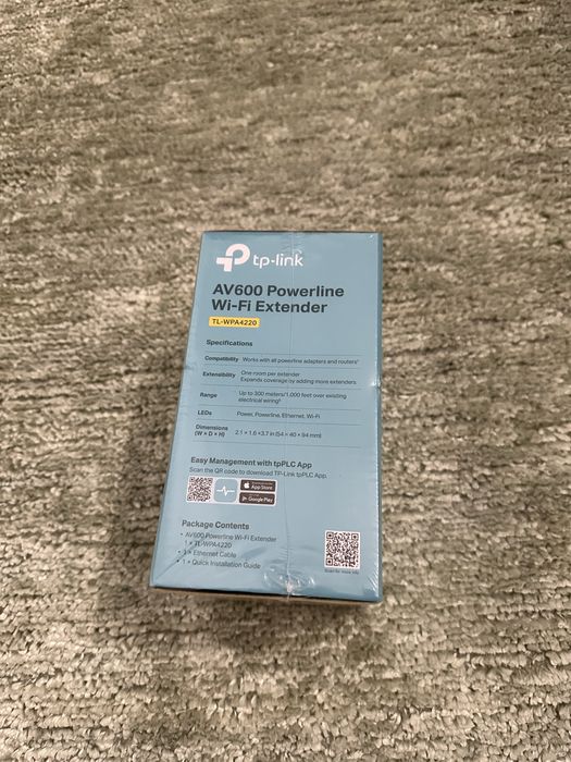 Extensor Wi-Fi Powerline 2 saídas Ethernet Novo