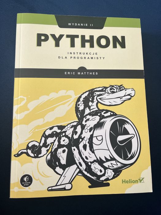 Ksiazka Python instrukcje dla programisty