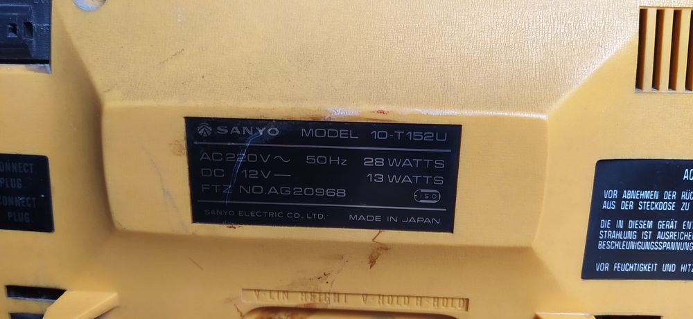 Телевізор sanyo 10-t152u