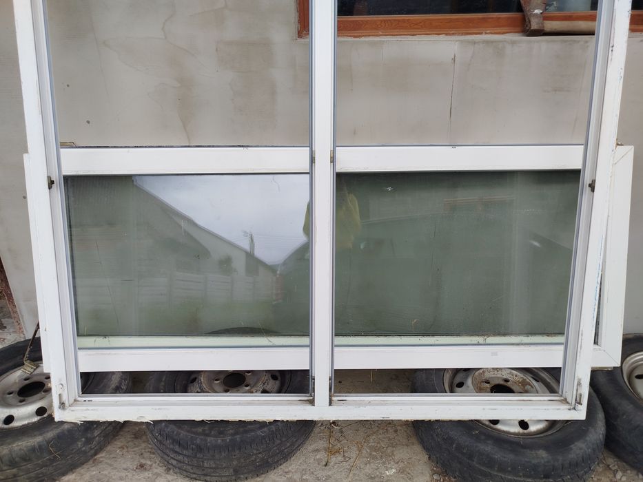 Okno tarasowe  białe 230x178