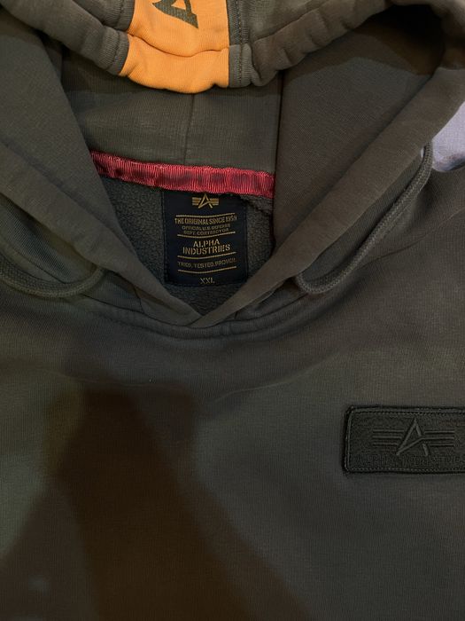 Alpha Industries Hoodie dark green (оригінал)