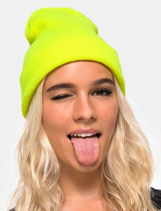 Czapka Czapki Beanie żółta Beechfield 100 sztuk 300zł