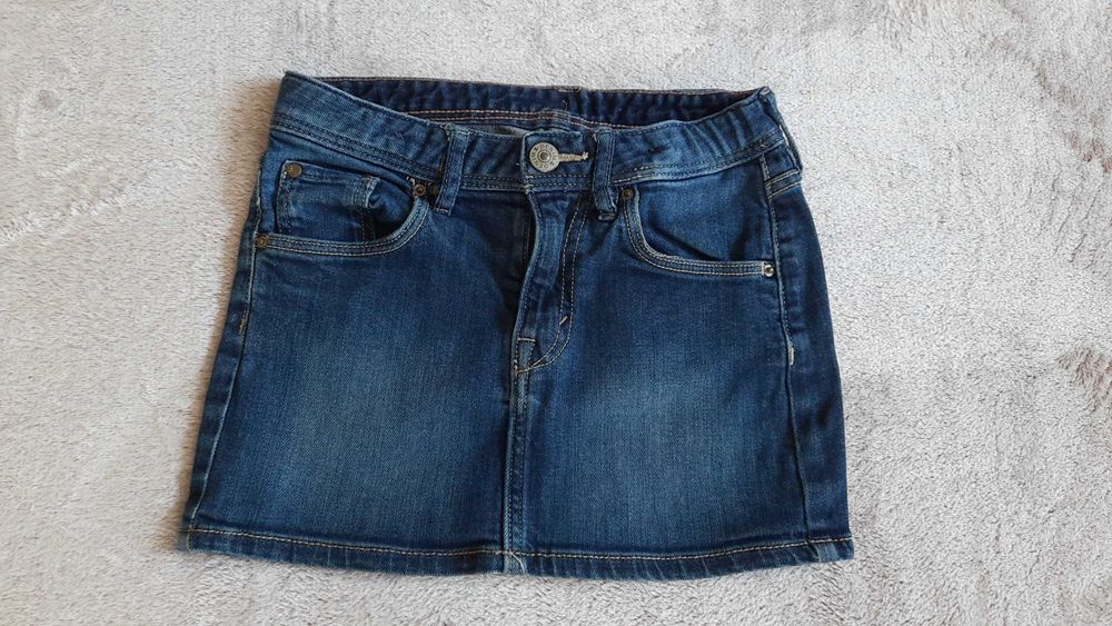 Spódnica jeansowa H&M 122.