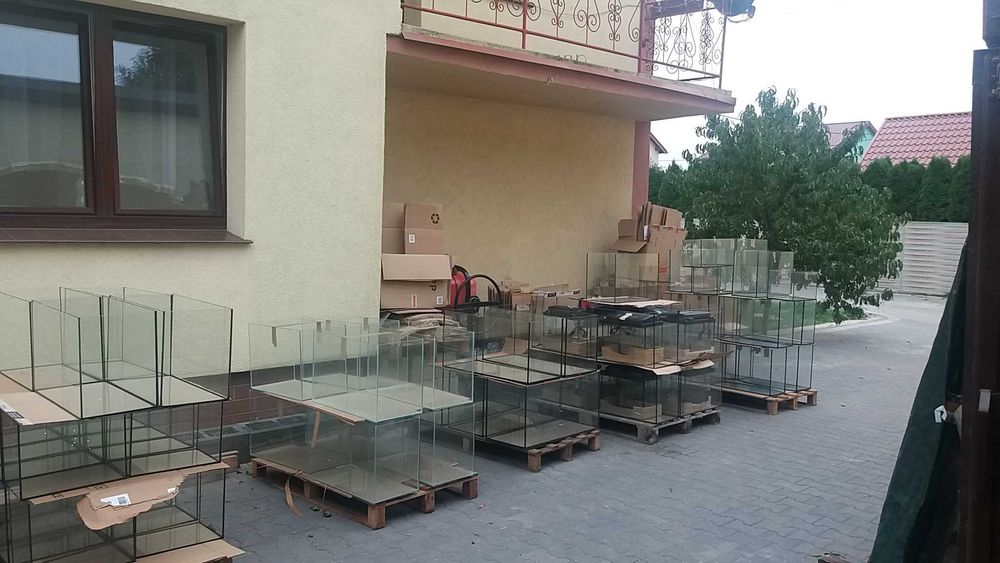 Akwarium proste 120x50x40 - 240 litrów OPTIWHITE