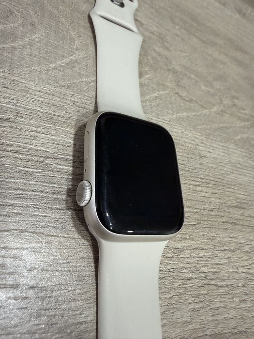 Apple Watch Series 8 GPS 45 mm Starlight | 90% baterii | Komplet | Pudełko