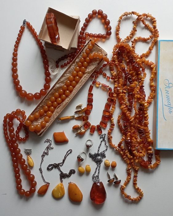 Продам вироби з бурштину янтарь періоду СРСР 
Фото 2: намисто №1 вага