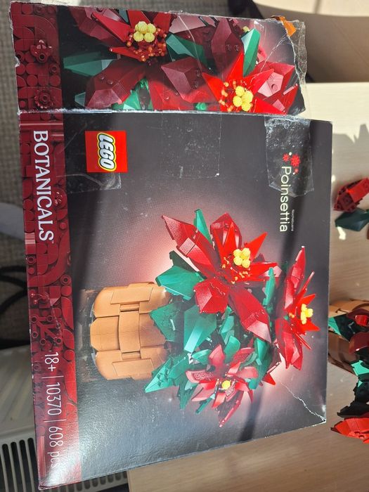 LEGO 10370 Botanicals Пуансетія конструктор квітка