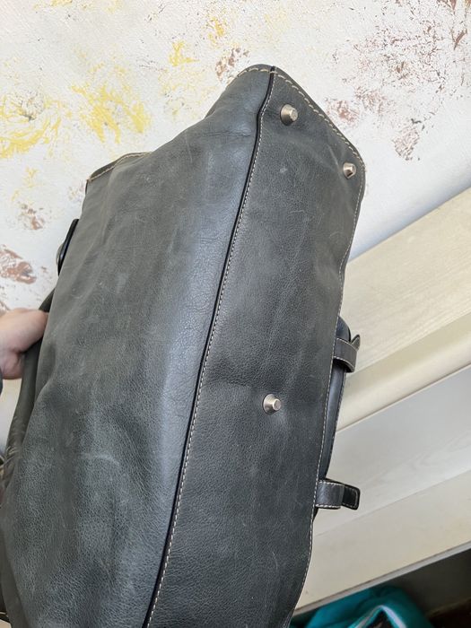 Кожаная крупная сумка Chloe оригинал номерная