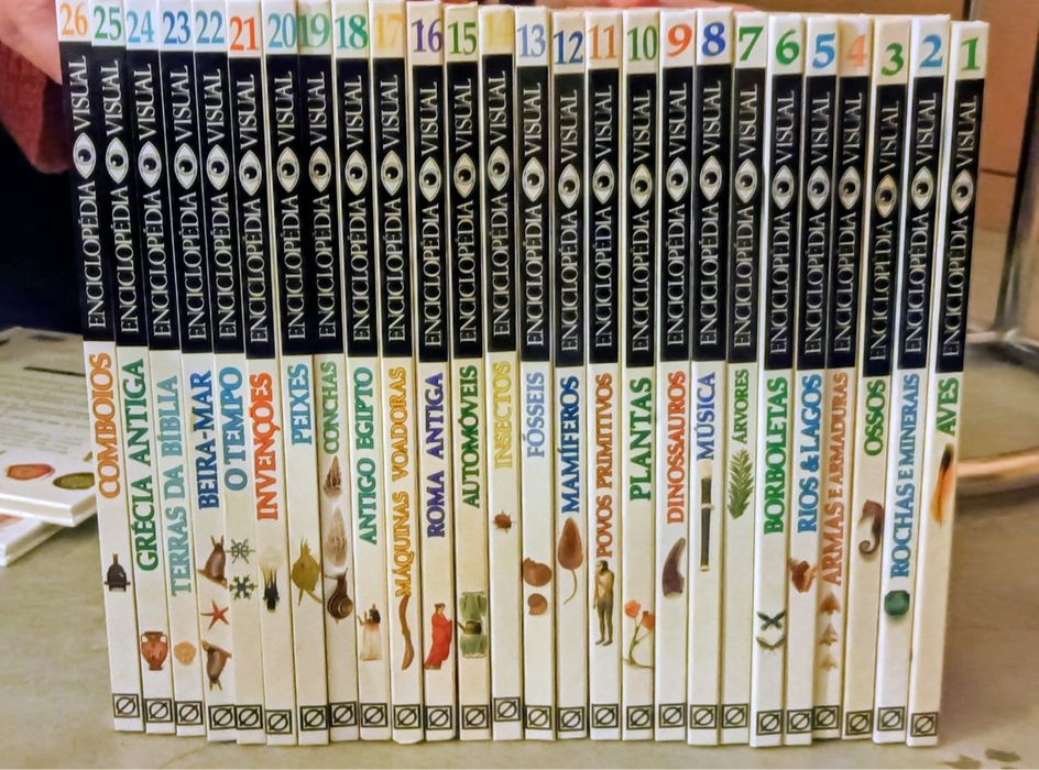 Livros da enciclopédia Visual