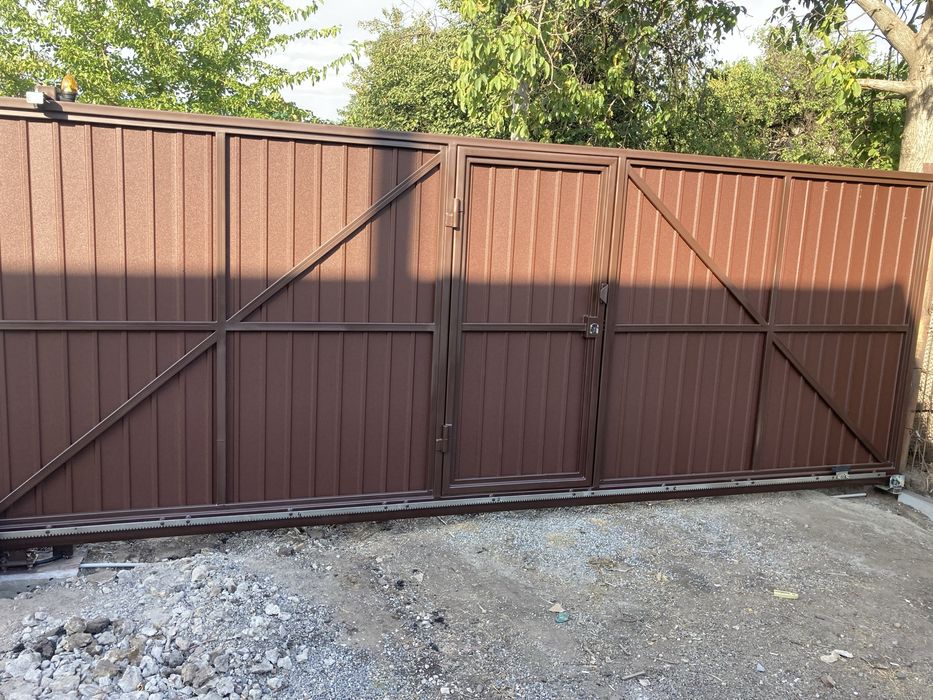 Ворота відкатні,зсувні,откатные,сдвижные