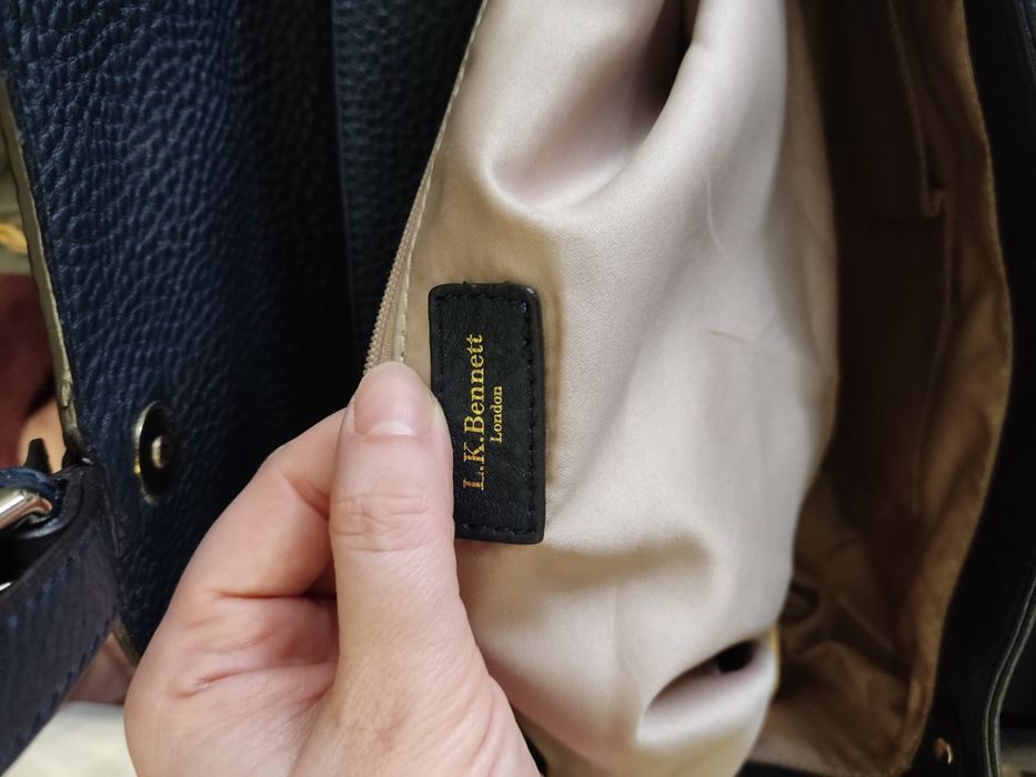 Брендовая кожаная сумка L. K. Bennett