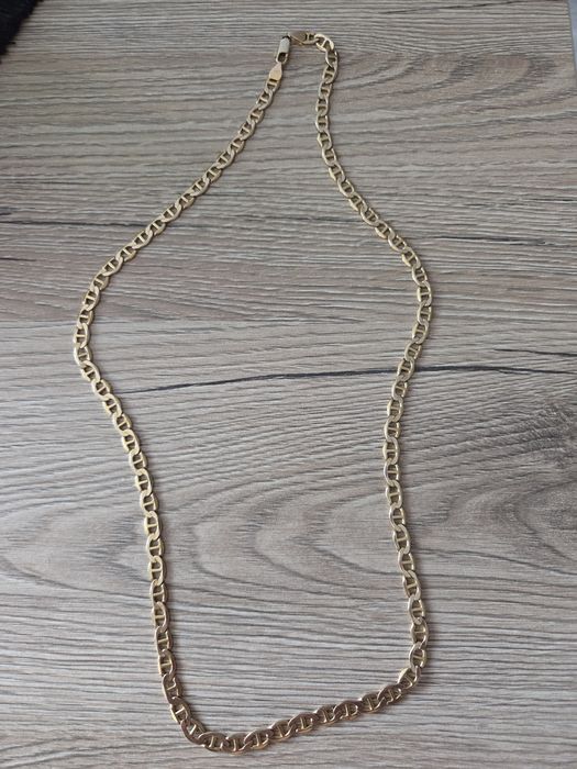 Złoty łańcuszek 585 gucci