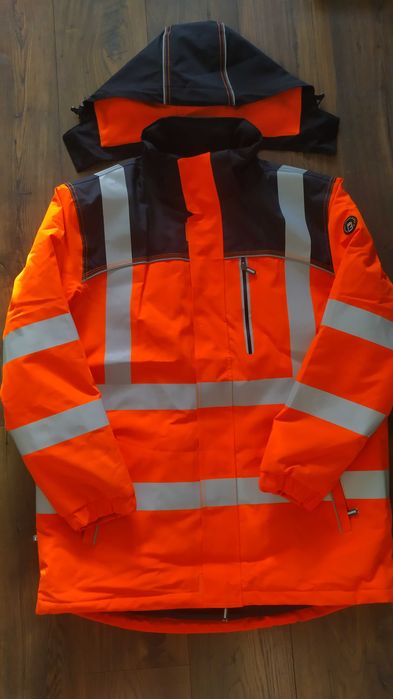 Nowe ogrodniczki robocze i kurtka odblaskowa Knoxfield