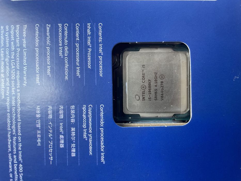 Procesor intel core i5-10600KF