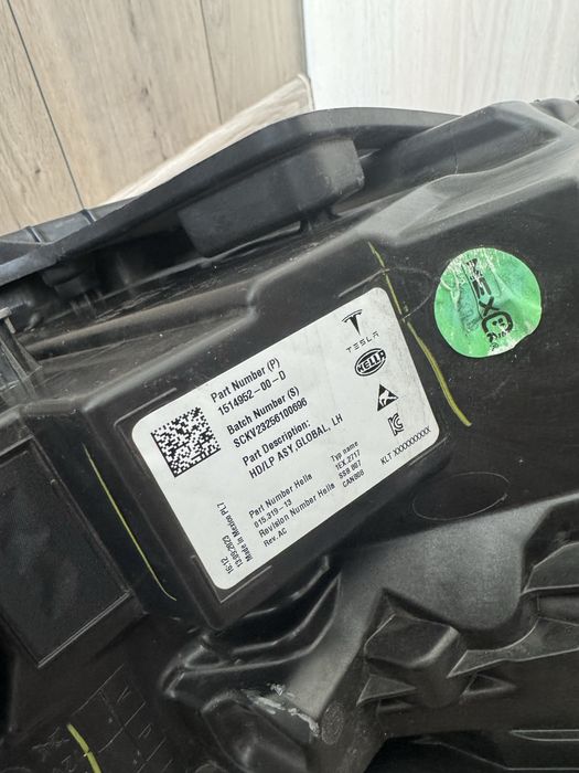 Фара Tesla 3 модель Y с линзой 151495300C 151495200C тесла Model 3/Y