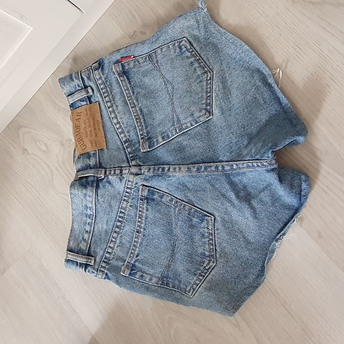 Spodenki krótkie jeansowe gruby jeans jasne