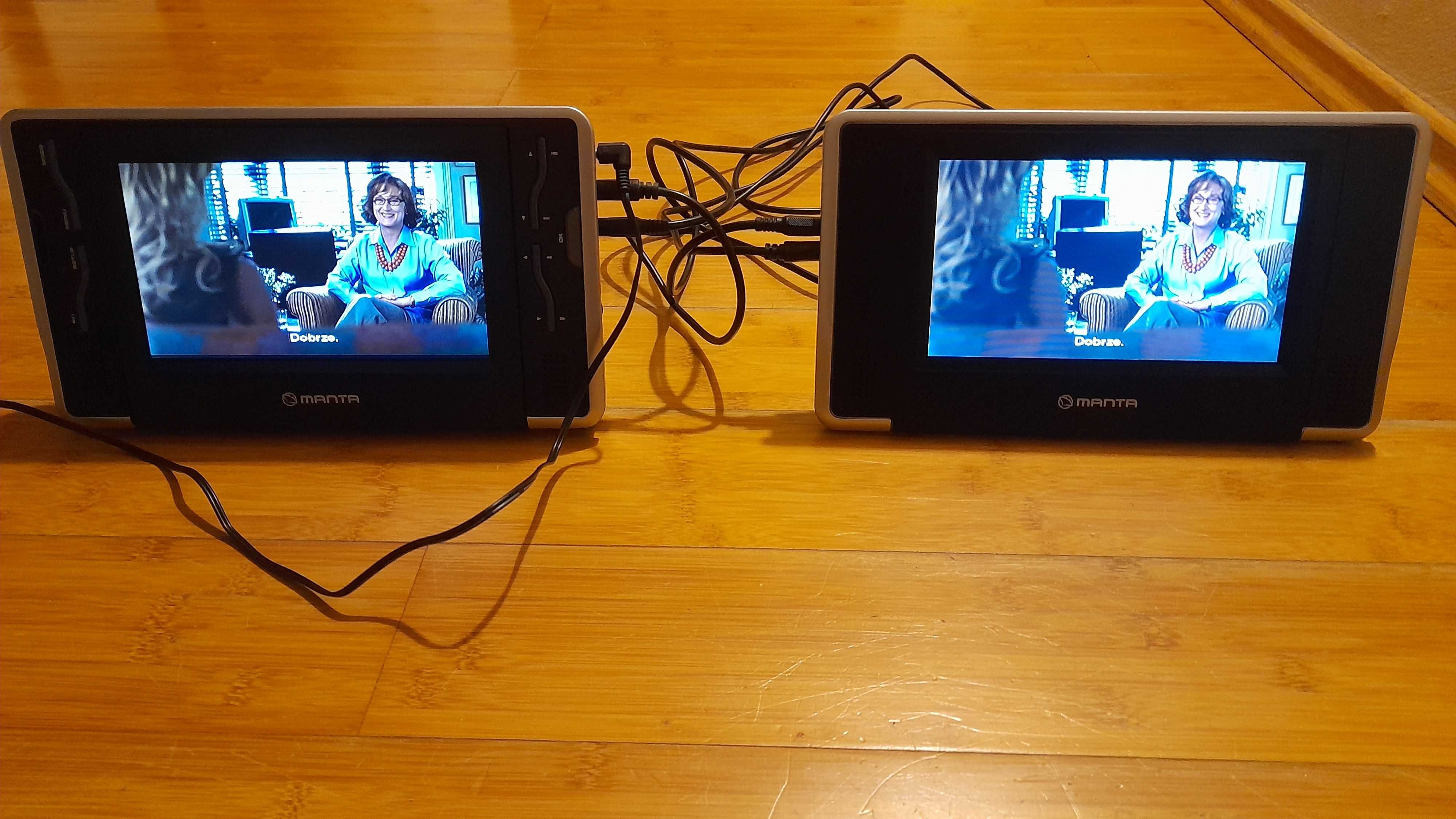 Samochodowy odtwarzacz DVD MANTA DVD052 Dual Screen Player Grodzisk ...