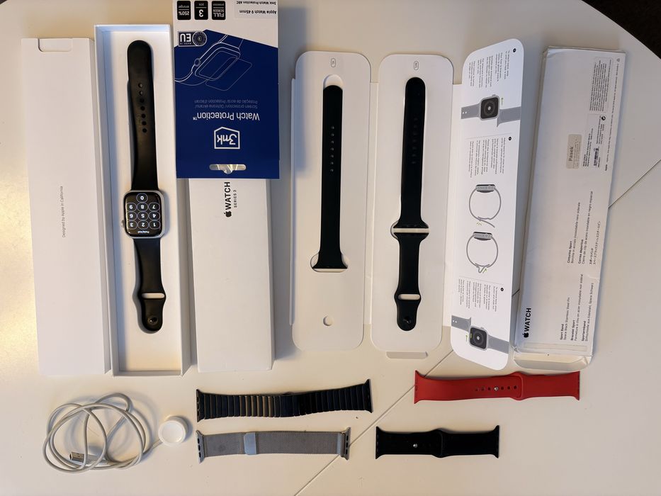Apple Watch 9 45mm GRATISY !!! ( paski, szybka )