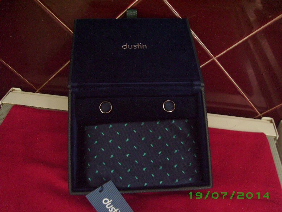 Gravata e botões de punho Dustin