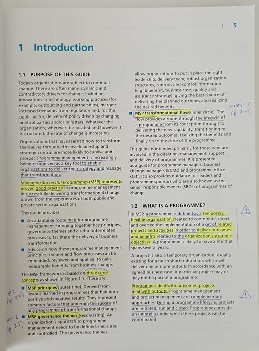 Managing Successful Programmes (MSP)