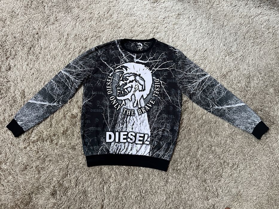Кофта реглан батнік світшот Diesel