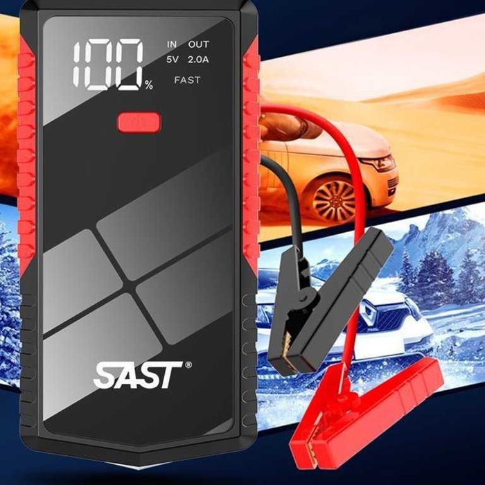 Пусковое устройство SAST Jump Starter 1500A 29800 mAh для авто до 4.0L