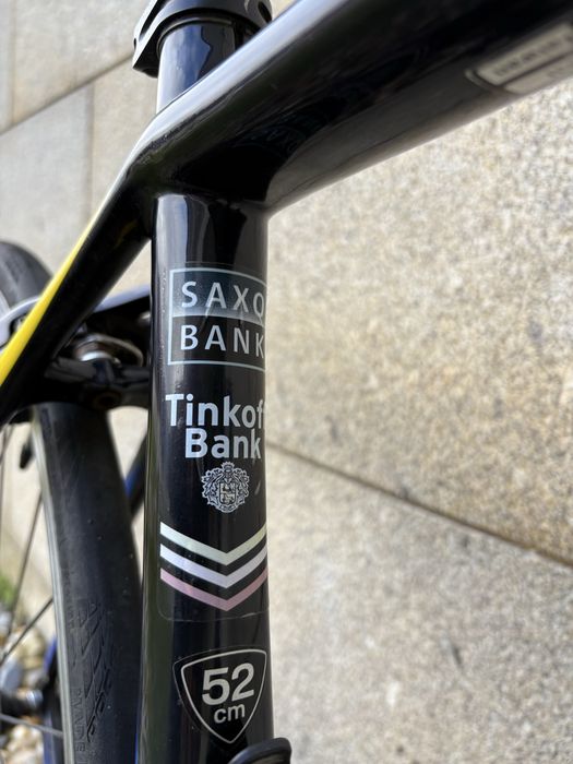 Bicicleta estrada Specialized Tarmac Sport SL4 Tinkoff Saxo Bank 2014