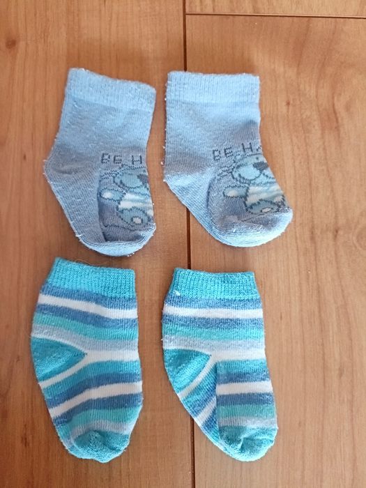 6 pares de meias bebé recém-nascido (2 polares) + 2 sapatos de Lã