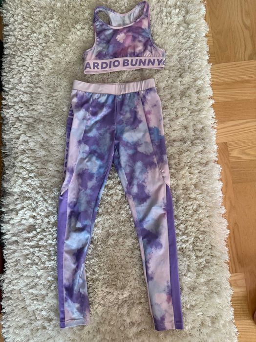 Strój sportowy dla dziewczynki cardio bunny , r.140