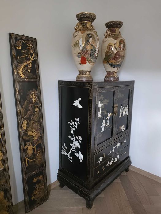 Monumentalna PARA Waz SATSUMA 60 cm – Japonia Meiji – MORIAGE