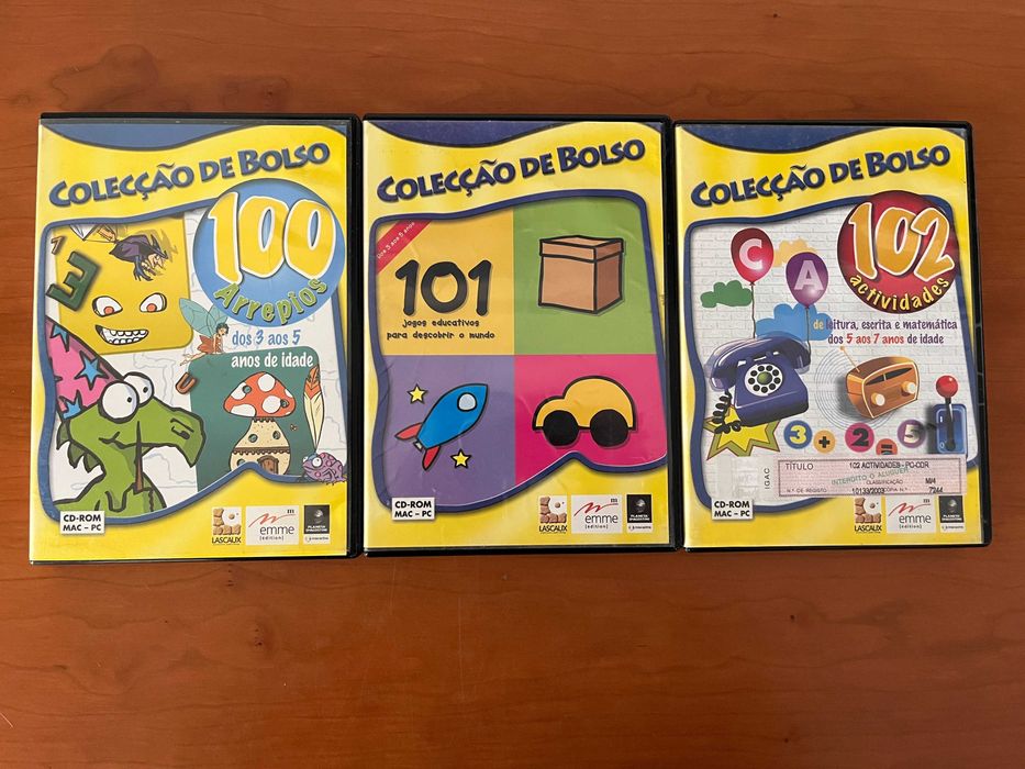 CD's Educativos - Jogos e atividades (3 aos 7 anos)